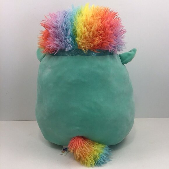 Squishmallow Squish Doos Kennedy Unicorn Plush Pillow Rainbow Hair Tail 17" - Picture 3 of 13